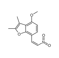 4-methoxy-2,3-dimethyl-7-[(E)-2-nitroethenyl]-1-benzofuran结构式