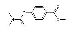 methyl 4-((dimethylcarbamate)oxy)benzoate结构式