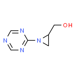 2-Aziridinemethanol,1-(1,3,5-triazin-2-yl)-(9CI)结构式