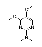 4,5-Dimethoxy-N,N-dimethyl-2-pyrimidinamine结构式