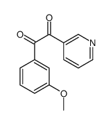 1-(3-methoxyphenyl)-2-pyridin-3-ylethane-1,2-dione Structure