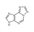 7H-[1,2,4]triazolo[5,1-f]purine结构式