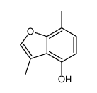 3,7-dimethyl-1-benzofuran-4-ol结构式