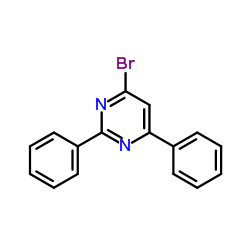 4-Bromo-2,6-diphenylpyrimidine structure