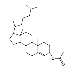 [(3S,8S,9S,10R,13R,14S,17R)-10,13-dimethyl-17-[(2R)-6-methylheptan-2-yl]-2,3,6,7,8,9,11,12,14,15,16,17-dodecahydro-1H-cyclopenta[a]phenanthren-3-yl] acetate Structure