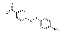 4-[(4-nitrophenyl)disulfanyl]aniline结构式
