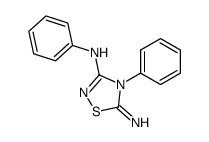 3-anilino-5-imino-4-phenyl-Δ2-1,2,4-thiadiazoline结构式