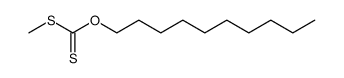 O-n-decyl S-methyl dithiocarbonate Structure