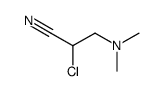 2-chloro-3-(dimethylamino)propanenitrile结构式