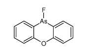 10-fluorophenoxarsinine Structure