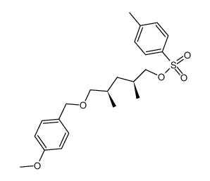 [2S,4R]-O-(4-toluene-sulfonate)-5-(4-methoxy-benzyloxy)-2,4-dimethyl-pentan-1-ol Structure