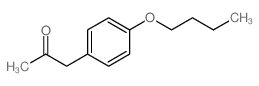 2-Propanone,1-(4-butoxyphenyl)-结构式