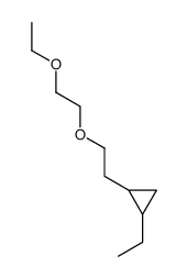 1-[2-(2-ethoxyethoxy)ethyl]-2-ethylcyclopropane结构式