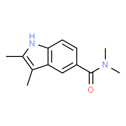 N,N,2,3-Tetramethyl-1H-indole-5-carboxamide Structure