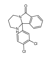 10b-(3,4-dichloro-phenyl)-1,3,4,10b-tetrahydro-2H-pyrimido[2,1-a]isoindol-6-one Structure