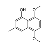 5,8-dimethoxy-3-methylnaphthalen-1-ol结构式