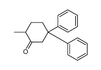 2-methyl-5,5-diphenylcyclohexan-1-one结构式