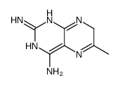 2,4-Pteridinediamine,1,7-dihydro-6-methyl-(9CI)结构式