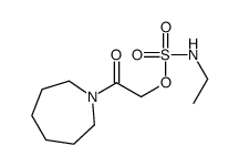 [2-(azepan-1-yl)-2-oxoethyl] N-ethylsulfamate结构式