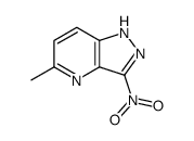 5-Methyl-3-nitro-1H-pyrazolo[4,3-b]pyridine Structure