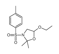 5-ethoxy-2,2-dimethyl-3-(4-methylphenyl)sulfonyl-1,3-oxazolidine Structure