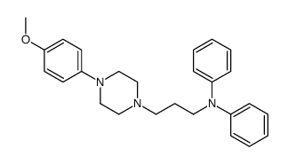 N-[3-[4-(4-methoxyphenyl)piperazin-1-yl]propyl]-N-phenylaniline Structure