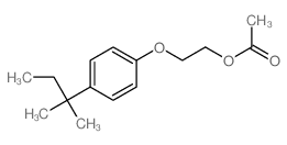 Ethanol,2-[4-(1,1-dimethylpropyl)phenoxy]-, 1-acetate Structure