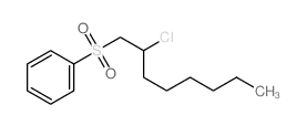 Benzene,[(2-chlorooctyl)sulfonyl]-结构式