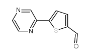 5-(吡嗪-2-基)噻吩-2-甲醛结构式