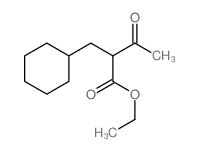 ethyl 2-(cyclohexylmethyl)-3-oxo-butanoate structure