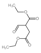 Butanedioic acid,2-formyl-, 1,4-diethyl ester Structure