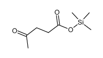 Pentanoic acid, 4-oxo-, trimethylsilyl ester结构式