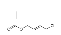 4-chlorobut-2-enyl but-2-ynoate结构式