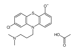 8-Chloro-10-[3-(dimethylamino)propyl]-10H-phenothiazin-4-ol acetate Structure