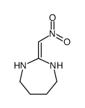 2-(nitromethylidene)-1,3-diazepane结构式