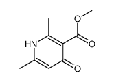 methyl 2,6-dimethyl-4-oxo-1H-pyridine-3-carboxylate Structure