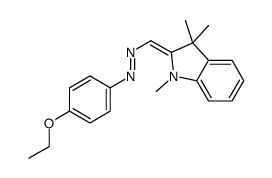 2-[[(4-Ethoxyphenyl)azo]methylene]-2,3-dihydro-1,3,3-trimethyl-1H-indole Structure