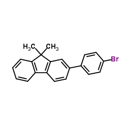 2-(4-Bromophenyl)-9,9-dimethyl-9H-fluorene Structure