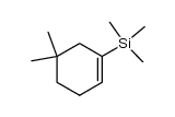 5,5-dimethyl-1-trimethylsilylcyclohexene结构式