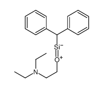 N,N-Diethyl-2-[(methyldiphenylsilyl)oxy]ethanamine结构式