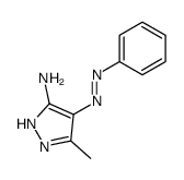 5-Methyl-4-phenylazo-1H-pyrazol-3-ylamine Structure