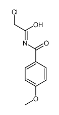 N-(2-CHLORO-ACETYL)-4-METHOXY-BENZAMIDE Structure