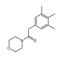 4-[(3,4,5-trimethyl-phenyl)-thioacetyl]-morpholine Structure