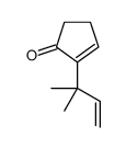 2-(2-methylbut-3-en-2-yl)cyclopent-2-en-1-one Structure