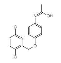 N-[4-[(3,6-dichloropyridin-2-yl)methoxy]phenyl]acetamide结构式