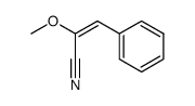 methoxy-2 phenyl-3 propene nitrile Structure