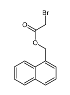 naphthalen-1-ylmethyl 2-bromoacetate结构式