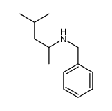 N-benzyl-4-methylpentan-2-amine结构式