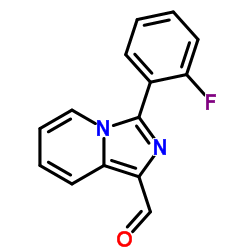 3-(2-Fluorophenyl)imidazo[1,5-a]pyridine-1-carbaldehyde结构式