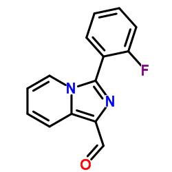 3-(2-Fluorophenyl)imidazo[1,5-a]pyridine-1-carbaldehyde structure